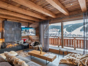 Chalet de luxe skis aux pieds, jacuzzi et sauna - FR-1-809-2